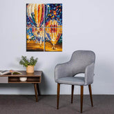 Painting by Numbers Colored Balloon and Emotions 4-Panel